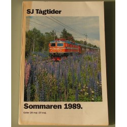 SJ Tagtider 1989